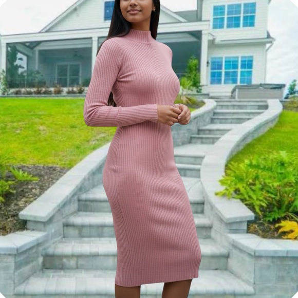 NWT Marciano M Surha sweater dress in Sand Rose - Picture 7 of 10